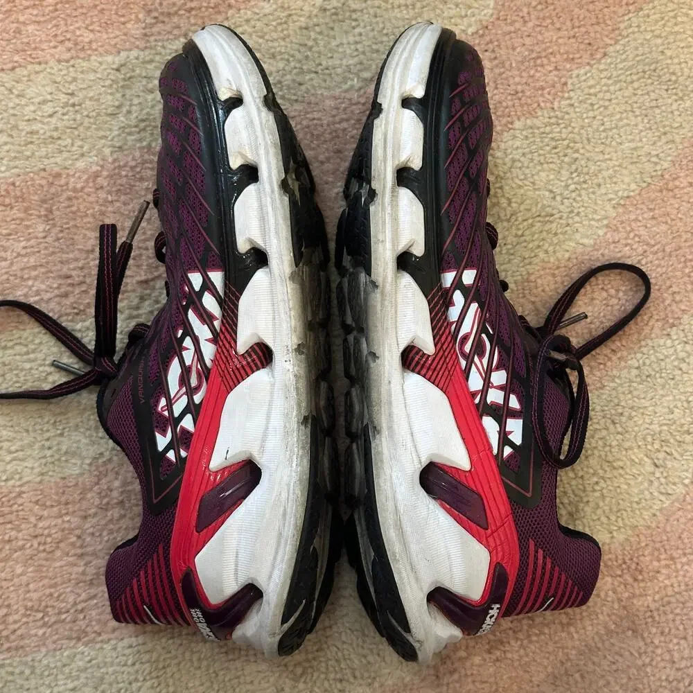 Hoka One One‎ Vanquish 3 Grape Juice Virtual Pink Running Shoes Cushion Sporty